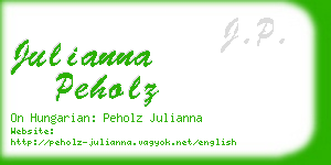 julianna peholz business card